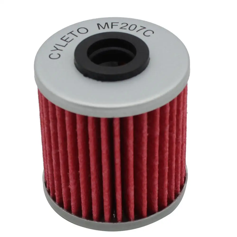 Cyleto масляный фильтр для KAWASAKI KX250 KX 250 2006 2007 2008 KX250F KX 250F 2004- KX450F KX 450F - Цвет: 1pcs-red