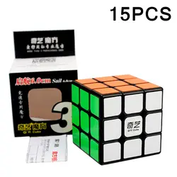 15 шт. QiYi QiHang парус 6,0 см волшебный куб Professional speed Competition Puzzle cube Learning Развивающие игрушки для детей Подарки