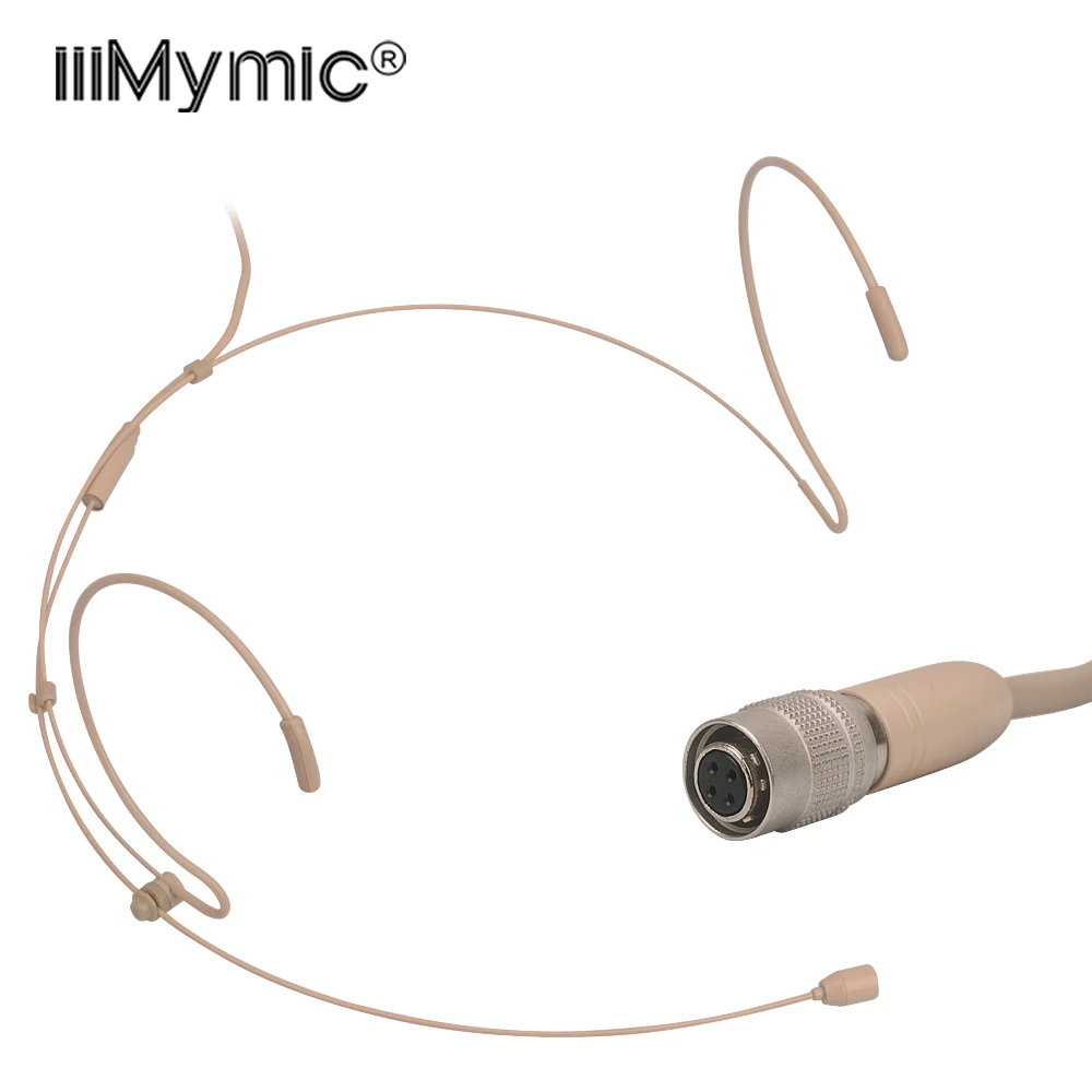Skup Profesjonalny kondensator dźwięku Headworn zestaw słuchawkowy z mikrofonem ze złączem Mini 4Pin do bezprzewodowego nadajnika Body Pack audio technica