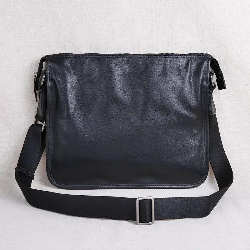 AETOO 2018 new leather men's bag ultra-thin shoulder Messenger bag European and American fashion leather