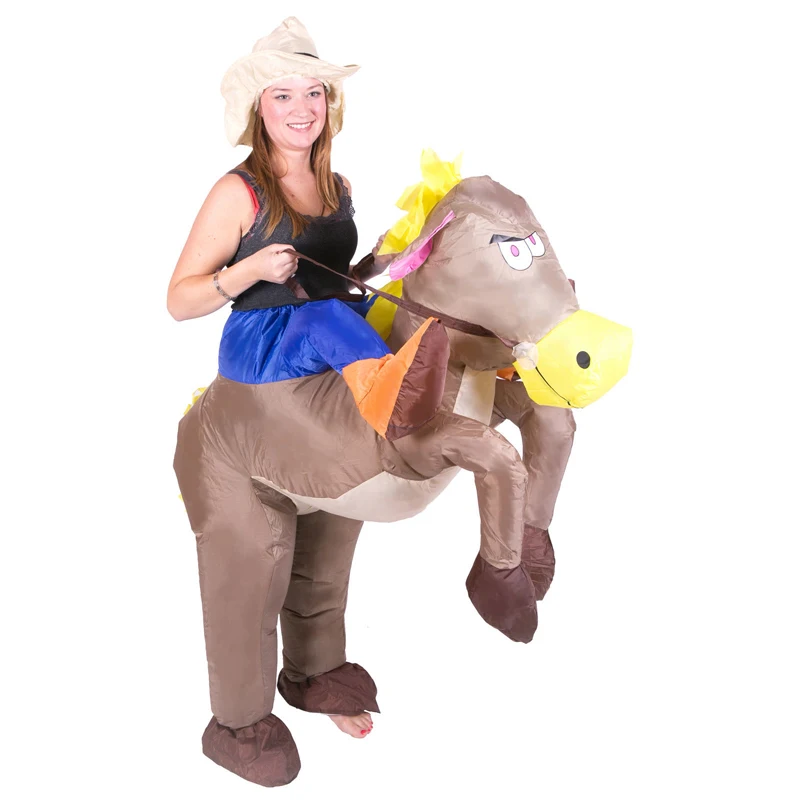 Newest Top Sale 1.5 2m Inflatable Horse Costume Ideas Halloween