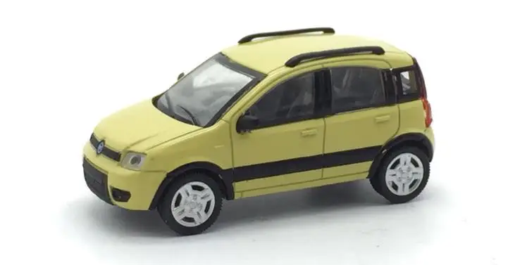 Высокая имитация Fiat mini suv модель, 1:43 сплав автомобиля игрушки, металлические отливки, Коллекция игрушечных автомобилей