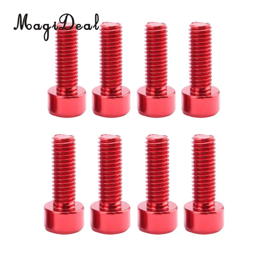 MagiDeal 8Pcs Aluminum Alloy Bolts Bicycle Water Bottle Cage Screws | Дом и сад