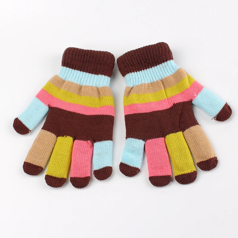 Новые детские перчатки, зимние теплые детские перчатки, утолщенные двухслойные варежки, уличные варежки для малышей, для мальчиков и девочек, реквизит, Детские аксессуары