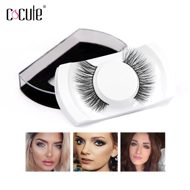 

Cocute False Eyelashes Soft fake lashes Eyelash Extension 3D Fake lash Mink Eyelashes Extension
