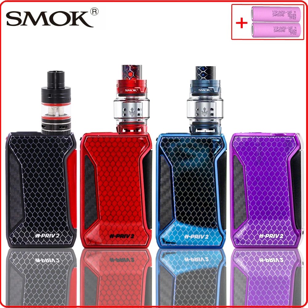 

Original SMOK HPRIV 2 Box Mod 225W Electronic Cigarette Vape Mod for TFV12 Prince Vaporizer TFV4 Mini Atomizer Tank E Cigarette