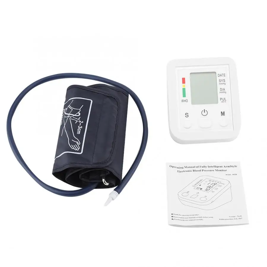 DC6V электронный сфигмоманометр Давление монитор рукоятки Тип здравоохранения ЖК-дисплей Дисплей ремешок на запястье с осциллометрический метод