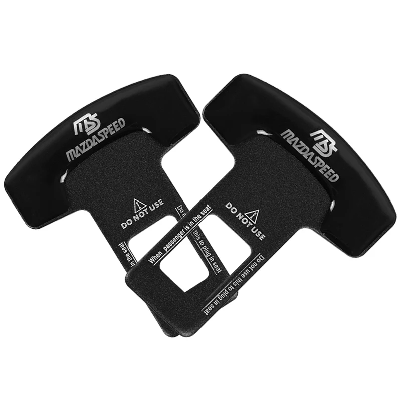 

1pcs quality zinc alloy car seat belt clip safety belt plug For MS logo Mazda 2 3 5 6 CX-5 CX-9 CX5 Car styling Accessories