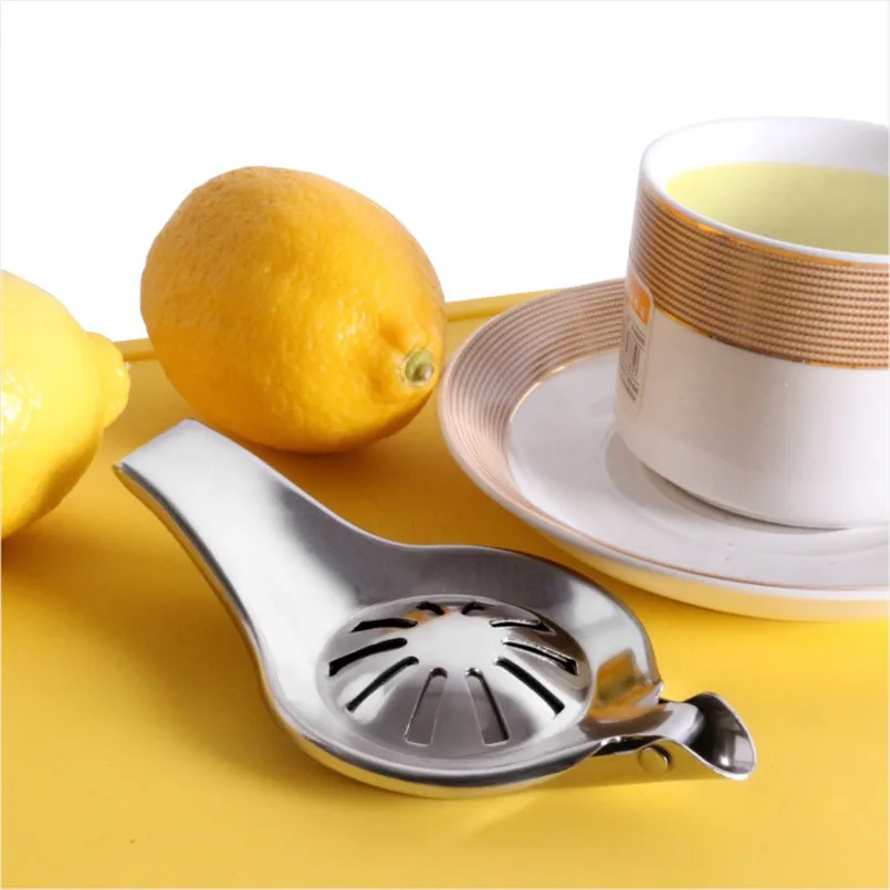 

Stainless Steel Potable Manual Lemon Clamp Stainless Steel Manual Mini Creative Multifunctional Thicken Fruit Slice Lemon Press