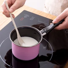Утолщенный мини-горшок для приготовления молока, лапша, Горячие Молочные горшки с ручкой, мини-плита, мясной горшок, тушеное с горячими горшками