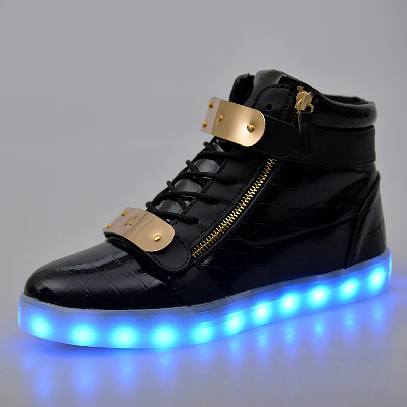 gold led shoes amazon