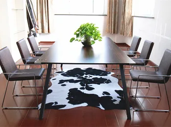

136X200CM Imitation Cow Skin Carpets For Living Room nonslip anti-skip kids rug Animal Prints Rugs And Carpets Bedroom Floor Mat