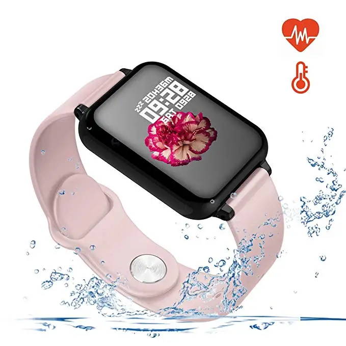 Smart Watch Heart Rate Blood Pressure Monitor Sleep Monitort Information Reminder Waterproof Fitness Tracker For Android iOS