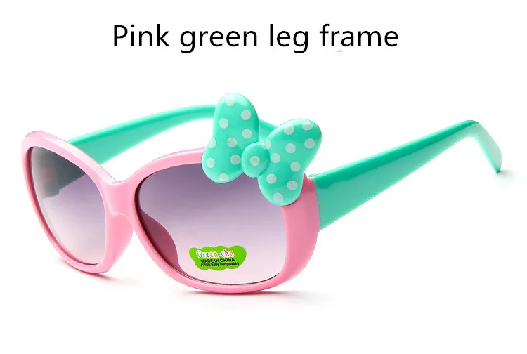 ASOUZ2018 new stylish square bow children's sunglasses UV400 retro luxury brand boy girl colored round cat eye glasses goggles (7)