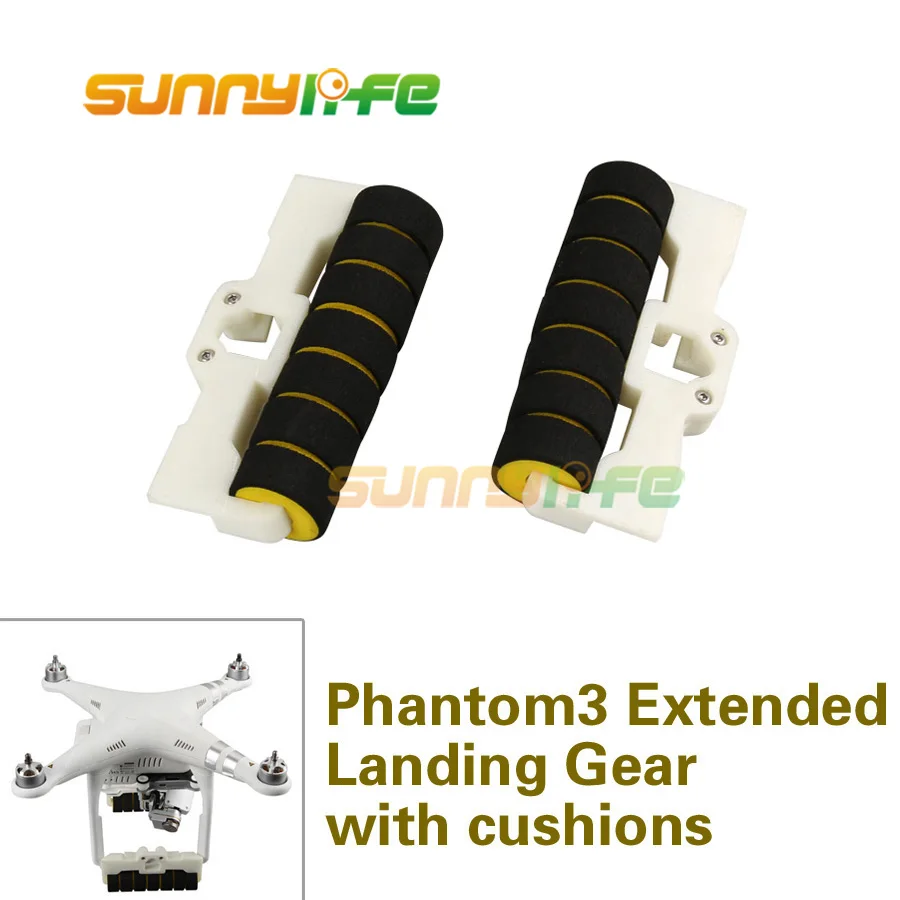 1 пара расширенные Шасси удлиненные штатив с анти-столкновения Подушки Стабилизаторы 3D печатных для DJI Phantom 3