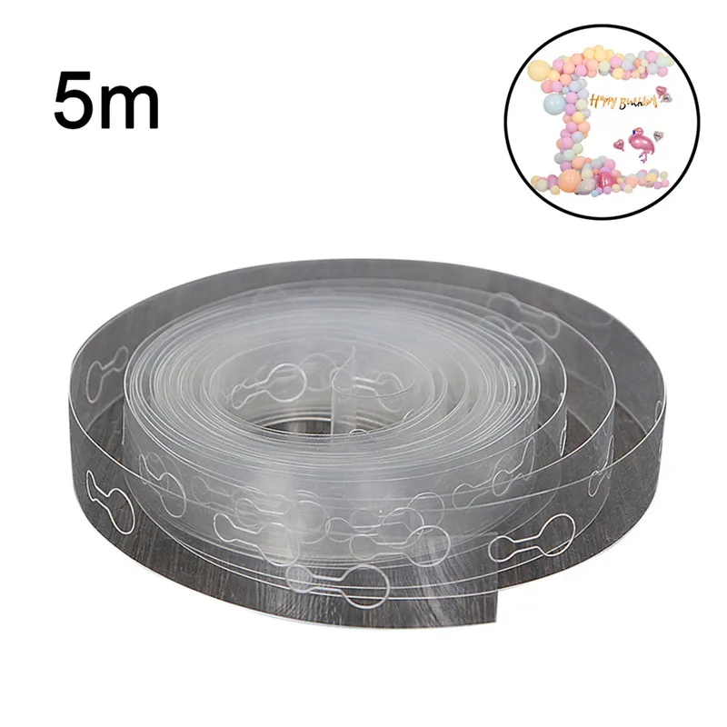 

5 M Balloon Accessories Tool Plastic Link Fix Chain For Wedding Birthday Party DIY Festival Arrangement Decoration