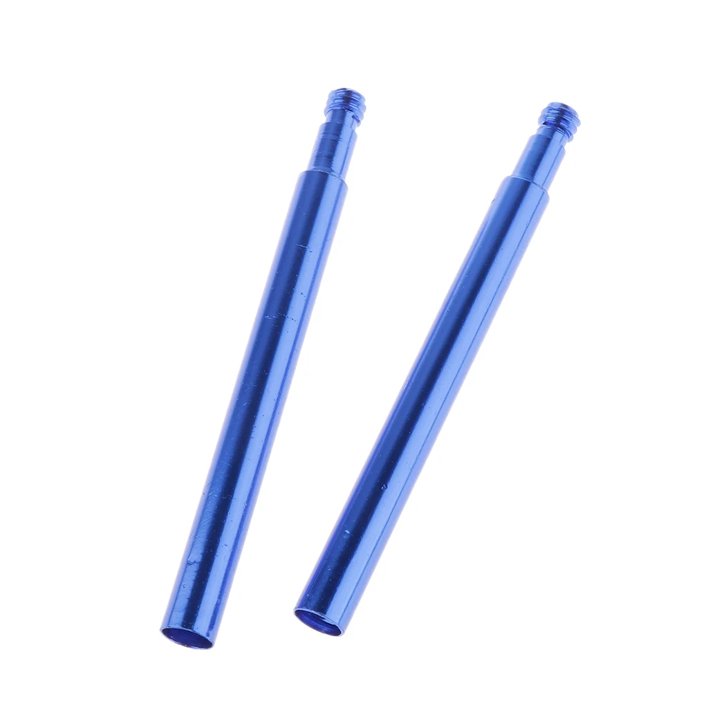 2pcs Bike Bicycle 70mm 2.76'' Alloy Presta Valve Extender French-Valve Adapter Extension Tube Accessories