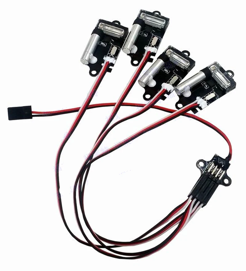 

4 in 1 Xenon LED Strobe Flashlight Supper Light Flashing Navigation LED Lamp For RC Airplane Qudcopter Fixed Wing DIY Parts Car