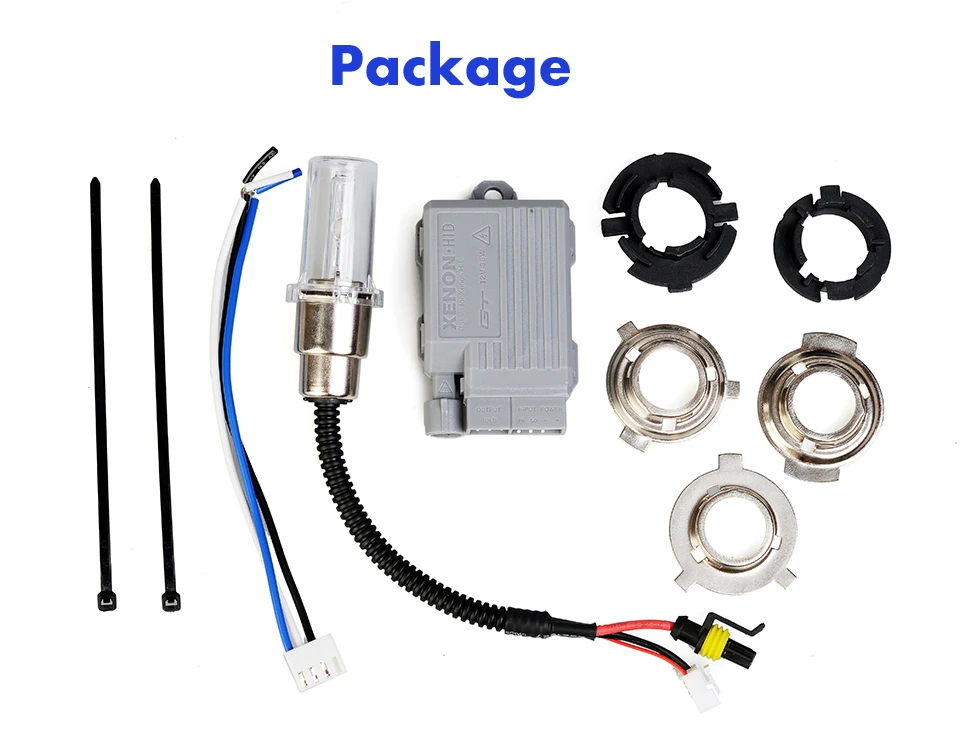 GT 35 Вт 4800лм ксенон H4 BA20D P43T HS1 P15D H6 мотоциклетный головной светильник HID комплект мотоциклетный светильник обновление аксессуары для двигателя