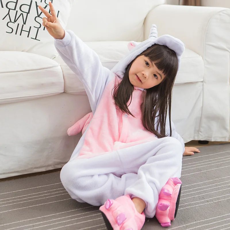 Animal Pink Unicorn Pajamas halloween Unisex Boy Girl Children Pyjama Onesie hooded Kids Pijama Animal Pink Unicorn Pajamas halloween Unisex Boy Girl Children Pyjama Onesie hooded Kids Pijama