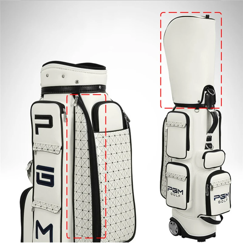 Pgm Golf стандартная сумка PU водонепроницаемые сумки для гольфа многофункциональные авиационные пакеты большой емкости дорожные сумки с колесами D0082