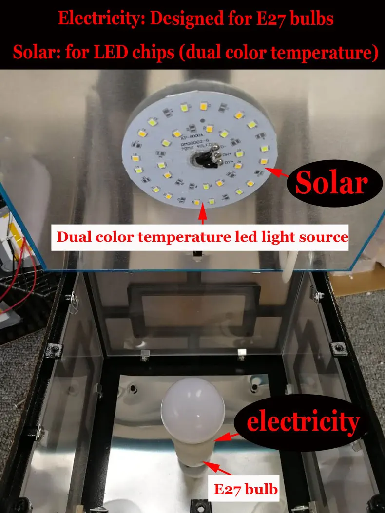 solar pillar lights