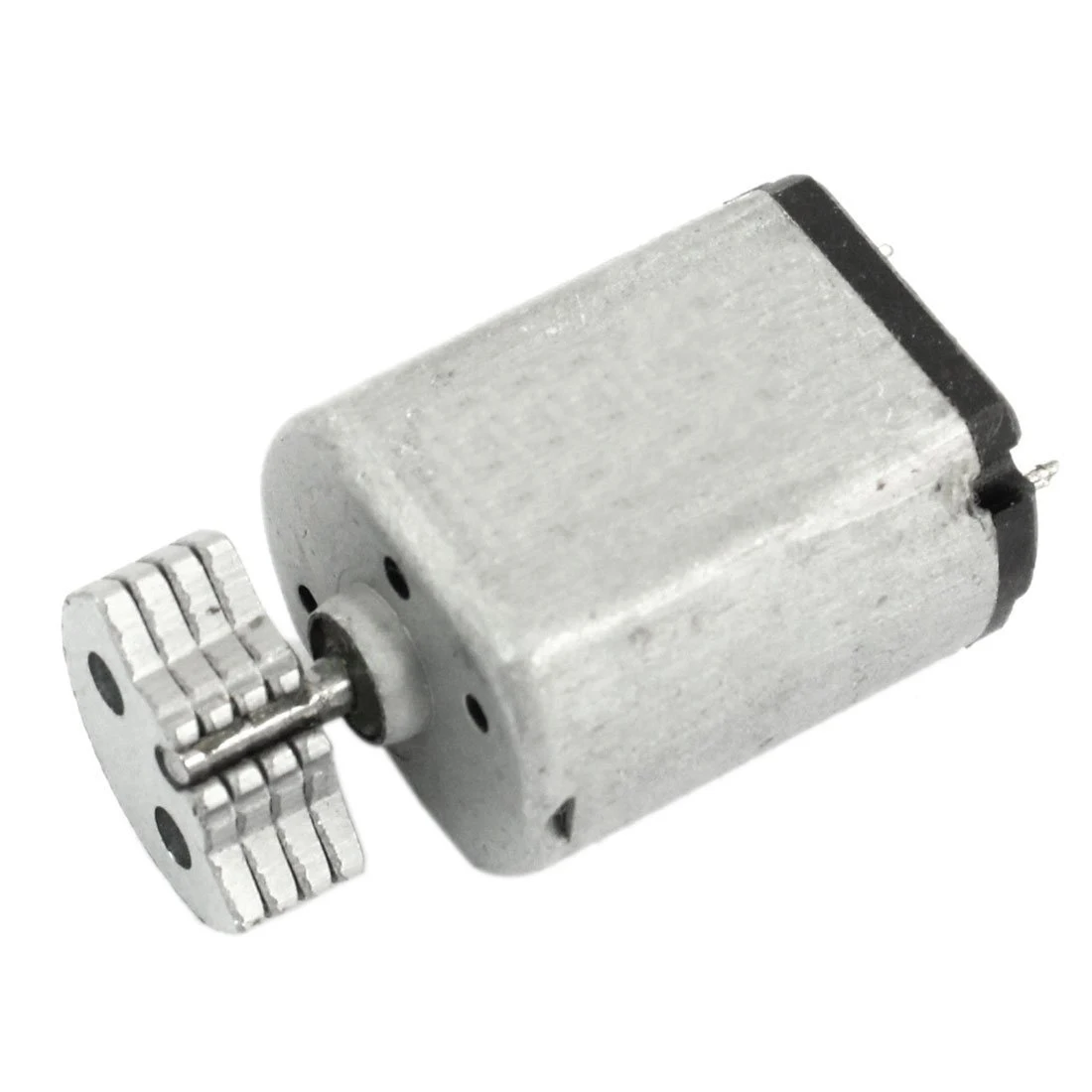 

DC1.5V-9V 0.08A 3200RPM Output Speed Micro Vibrating Motor, 18x15x12mm Silver