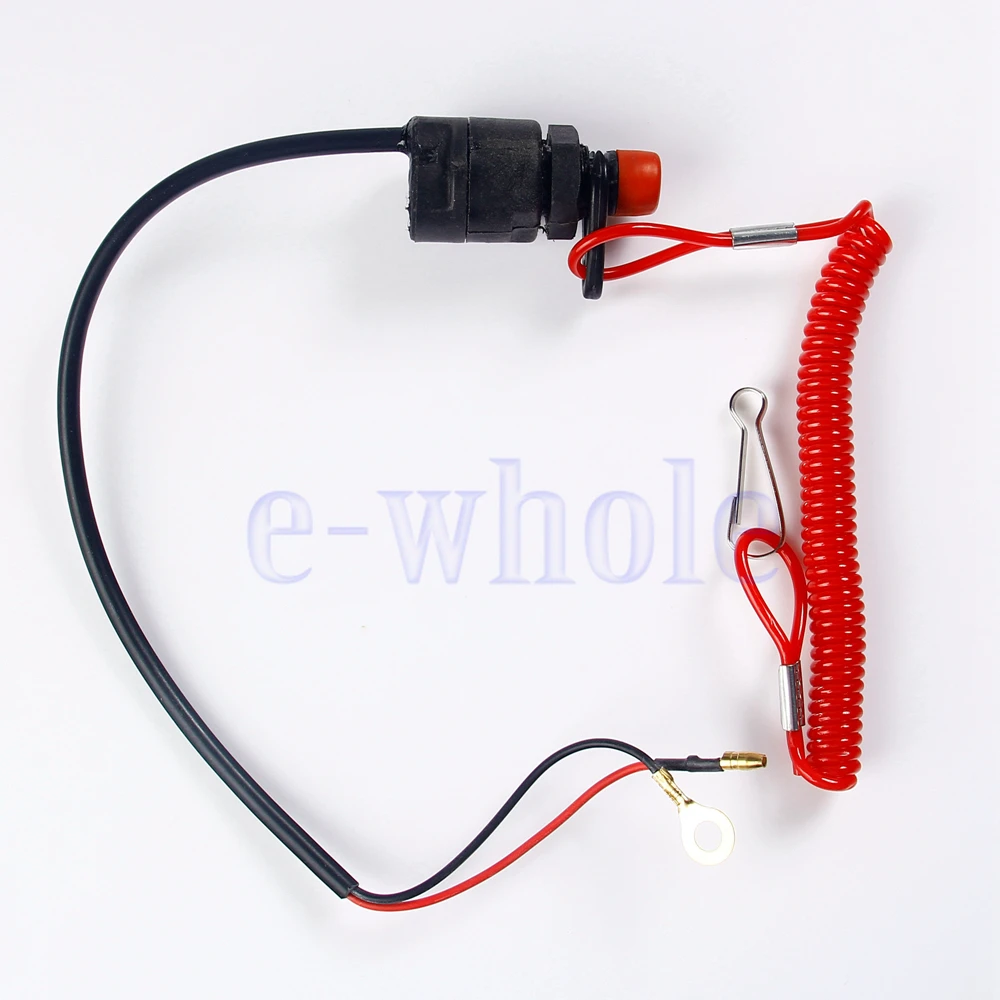 General Boat Outboard Engine Motor Kill Stop Switch & Safety Tether Lanyard MA0776in Switches