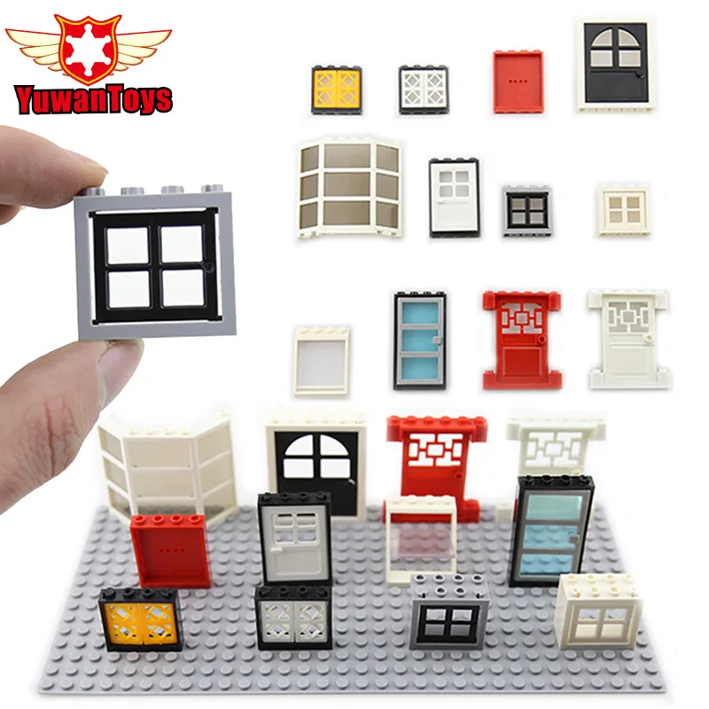 

City Friend MOC Blocks DIY Building Toys DIY Door Window Blocks Base Compatible Other Blocks Creative Toys For Children