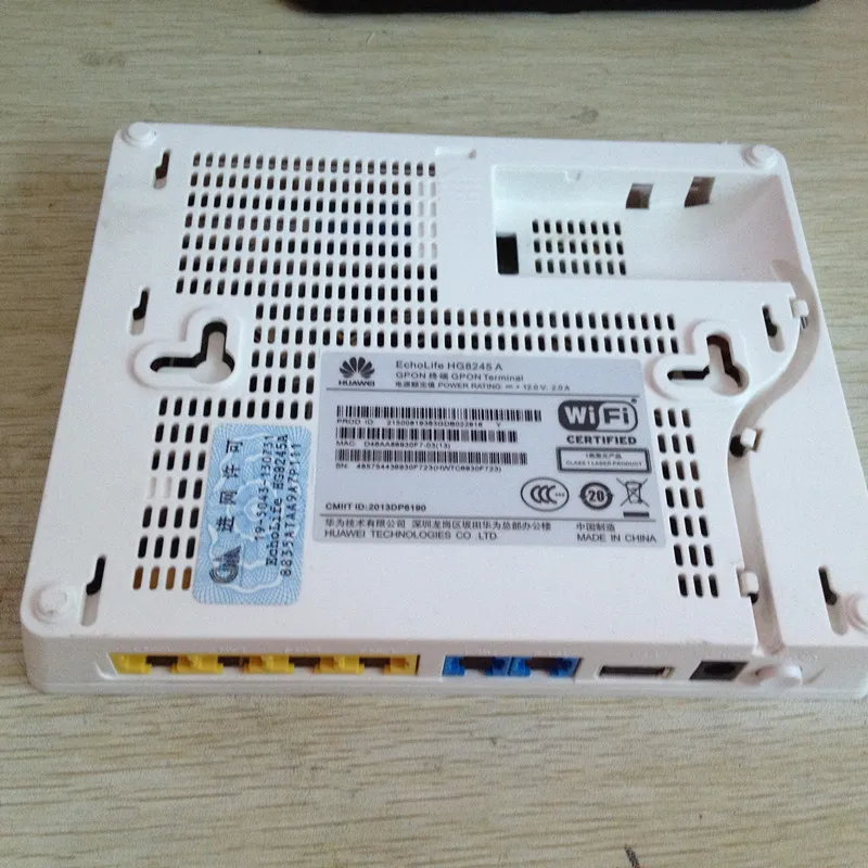 100% оригинал Новый HG8245A GPON ONU ONT 2 горшки + 4FE USB WiFi ecalife HG8245A|Оптоволоконное