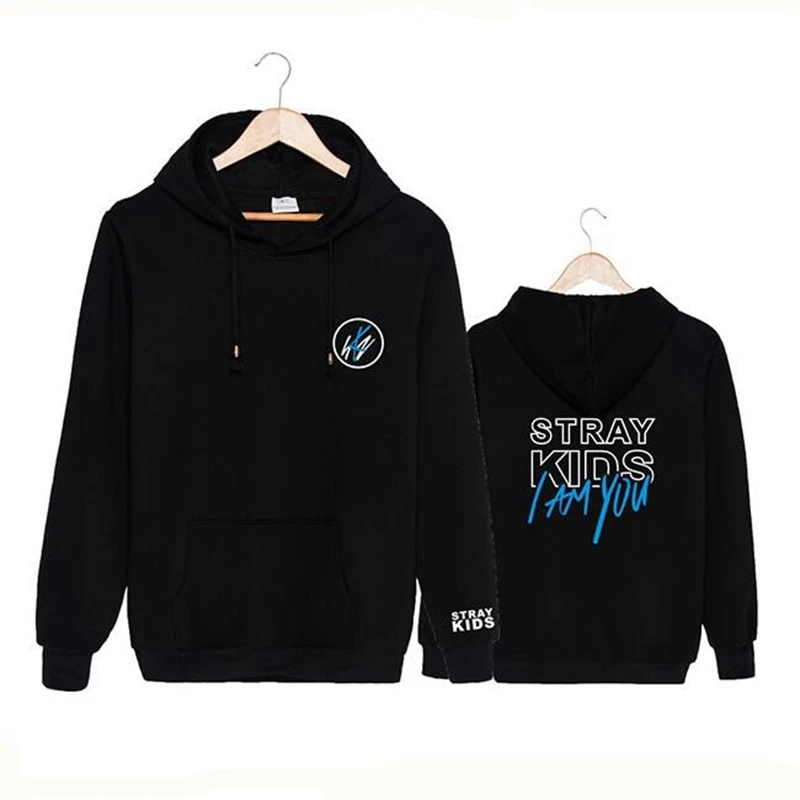 Kpop Stray Kids Album I am YOU men hoodies sweatshirts for spring Autumn black unisex Pullover hoody sweatshirt (3)