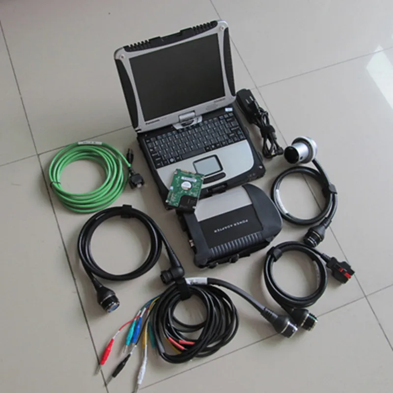 mb star c4 with laptop 