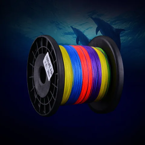Linha de Pesca Linha de Pesca de Água Lieyuwang Tece 5 Cores Linha pe Trançada Multifilament de Água Salgada – Doce 1000 m 4