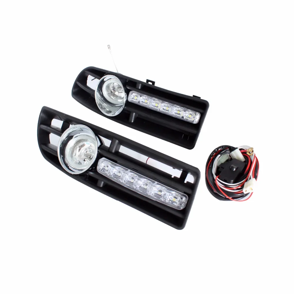 Auto Led Car Bumper Grille Drl Daytime Running Light Source Driving Fog