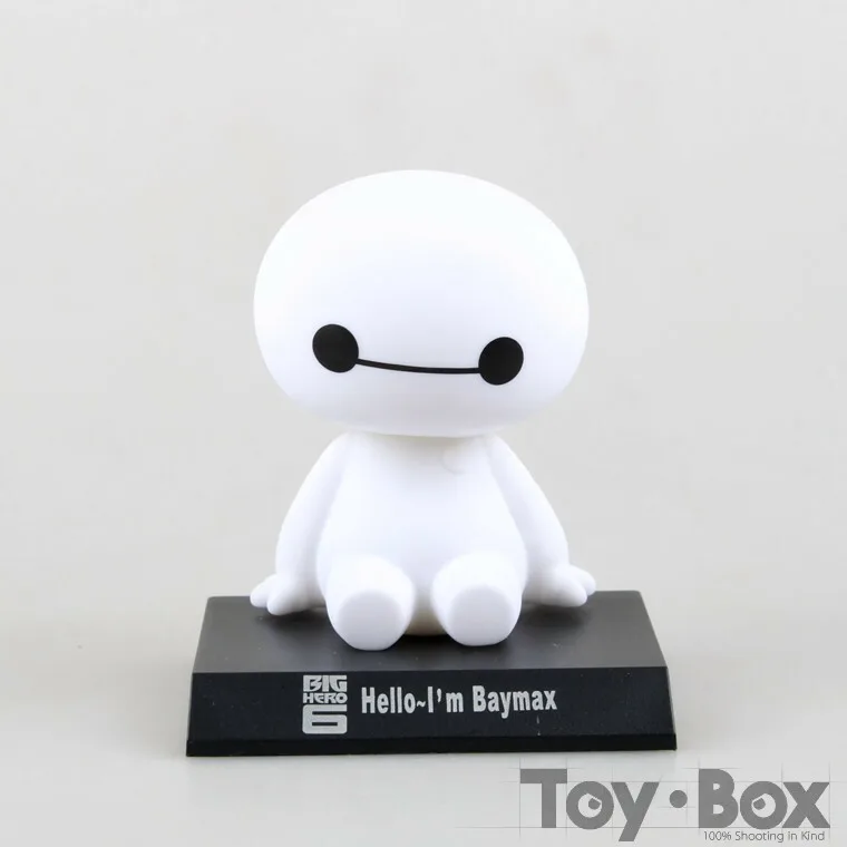 Фигурка из ПВХ Big Hero 6 Bay Max с Бобиной украшение для автомобиля 12 см игрушка модель в