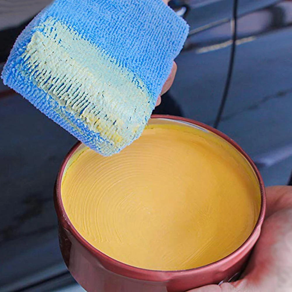 

hot Car Wash Cleaning Sponge Block Wax Sponge Block Car Cleaning Microfiber Terry Cloth Box Polished waxing maintenance tools