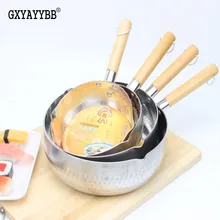 GXYAYYBB16cm18cm22cm stainless steel thick removable wood handle handle kitchen appliances kitchen pot