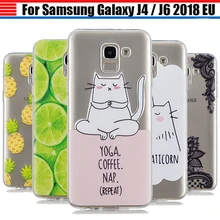 

JURCHEN Silicone Phone Case For Samsung Galaxy J6 J 6 Case 2018 TPU Back Cover For Samsung Galaxy J4 / J6 2018 Case EU Version