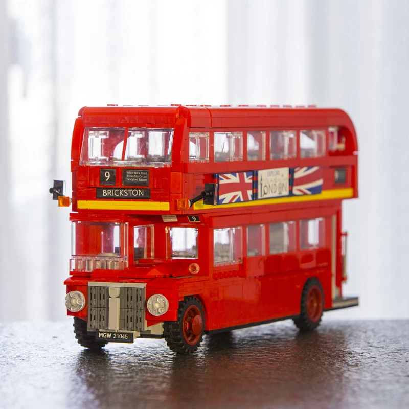

DHL Lepin 21045 Technic Series UK Britain London Double-Decker Bus Car Model Building Blocks Bricks Kit Toys For Gift 10258