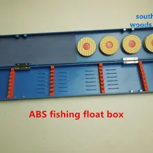 Рыболовный Подводный бокс, АБС жесткий пластик, 45*7,5*3 см, можно поставить 7 Деревянный Поплавок, 7 sub-line крючок набор, 4 линейная катушка