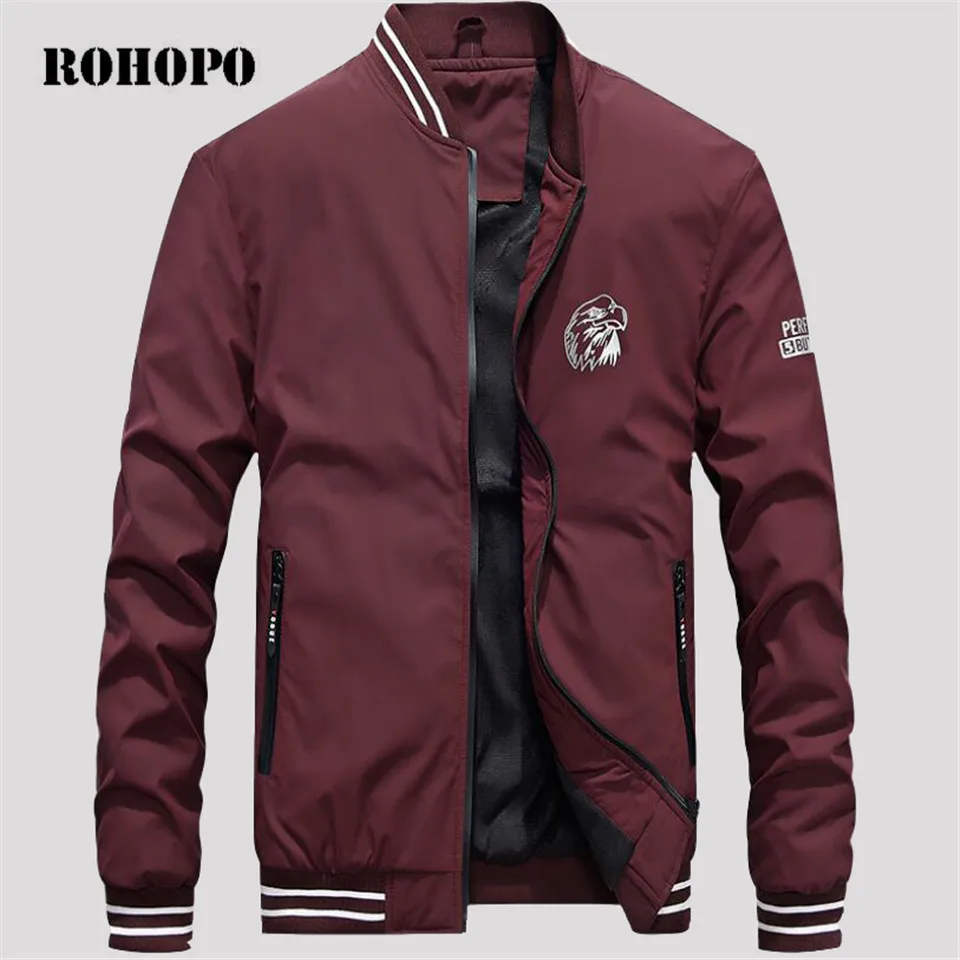 

AFS JEEP o-neck Elastic Waist and cuff autumn Jacket,Waterproof Young Man Pilot Bomber,PU Material Basebol Esportes jacket