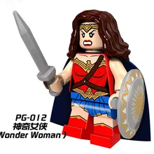 300 шт. PG012 Супер Герои фильм версия чудо-женщина Диана Принц строительные блоки детские подарки игрушки
