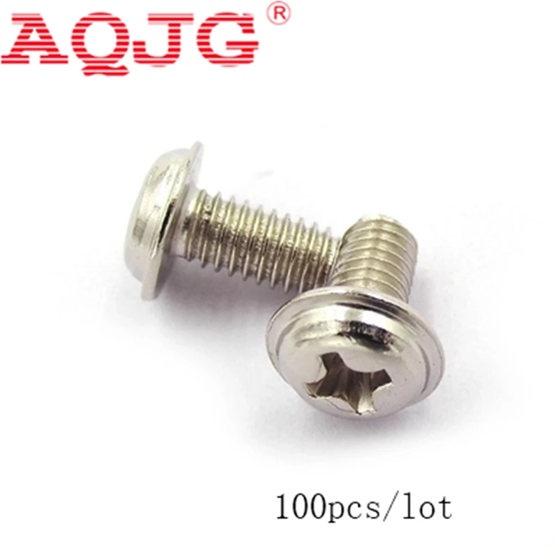 

100pcs M3*6mm Screw M3x6mm Stainless Steel Screws Toy Computer Host Panel Mount Phillips Cross Screws Repair Tools