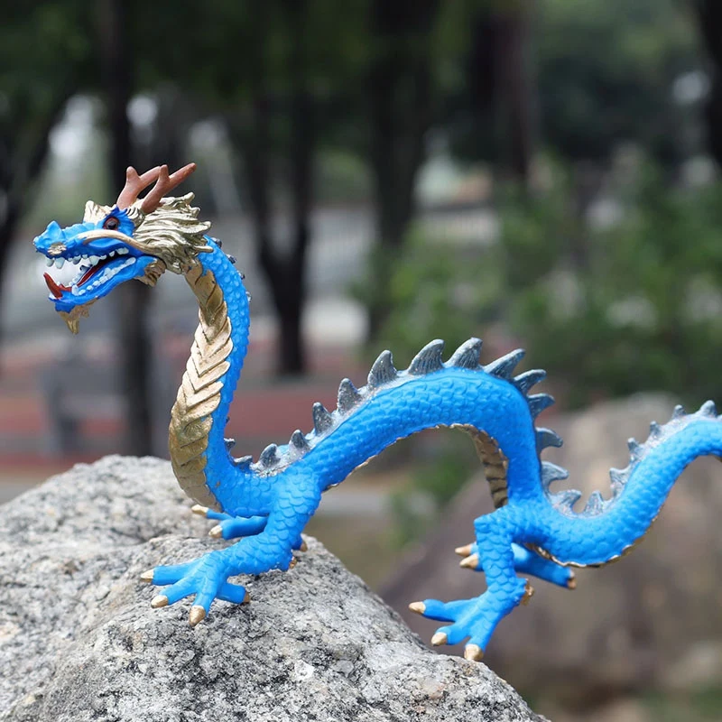Моделирование мифологии Восточный Дракон животное модель игрушки
