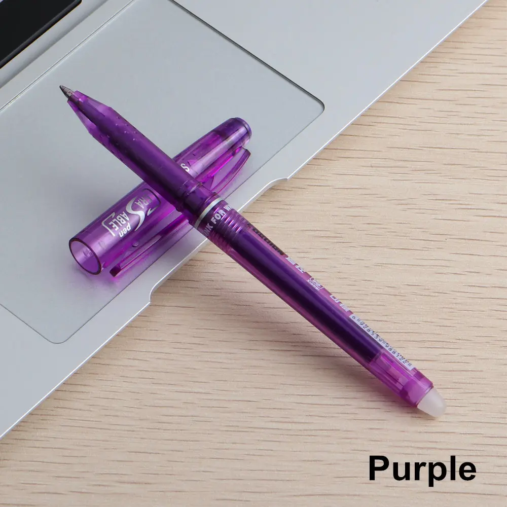 8 шт./компл. genkky стираемая ручка 8 видов стилей Радуга гелевая ручка, для творческого рисования студенческие канцелярские принадлежности 8 цветов Ручка - Цвет: 8PCS Purple