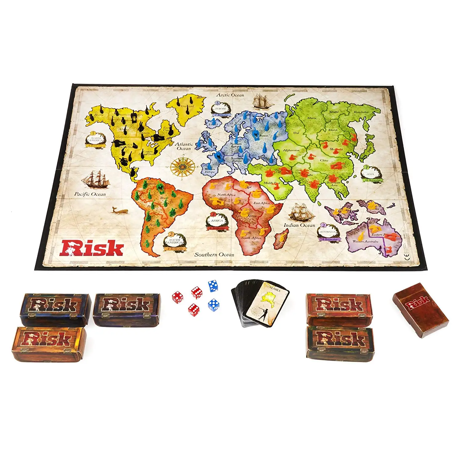 Настольная игра Risico/Risco 2 6 игроков настольная на английском языке глобальная