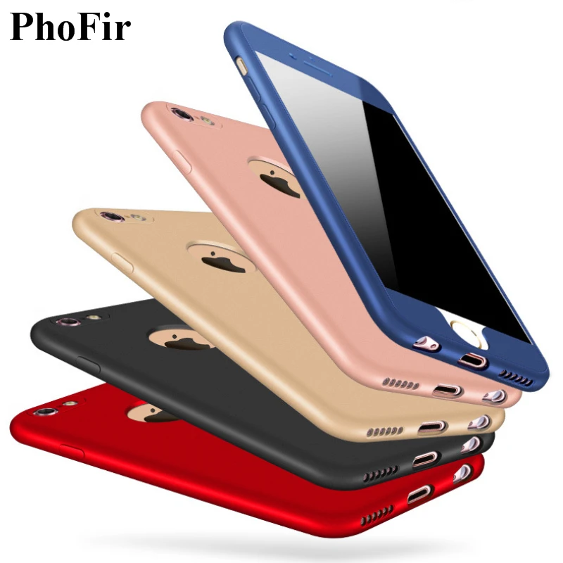 360 full body protective case for iphone 7 6 6S Plus X