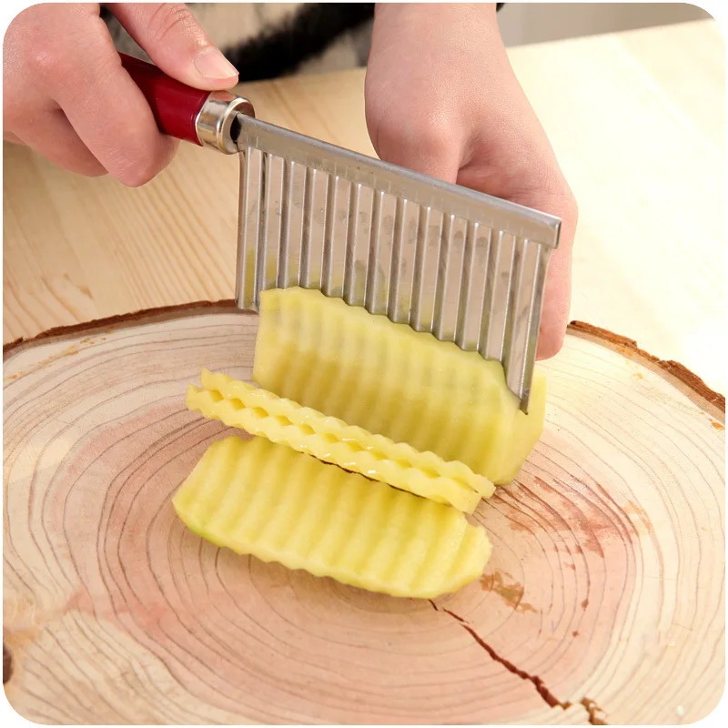 

Vegetable Cutter Shredder Household Manual Potato Multifunctional Stainless Steel Chips Slicer Knife Cooking Tools Kitchen Tools
