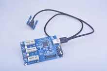 Mini PCIe 1 to 3 PCI express 1X slots Riser Card Mini ITX to external 3 PCI-e slot adapter PCIe Port Multiplier Card