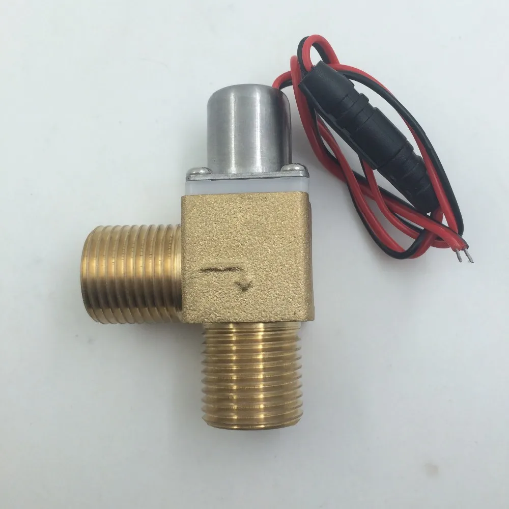 Опытный импульсный Соленоидный клапан умный флеш-клапан импульсный клапан низкая мощность Соленоидный клапан DC3.6V G1/2 очиститель воды датчик кран